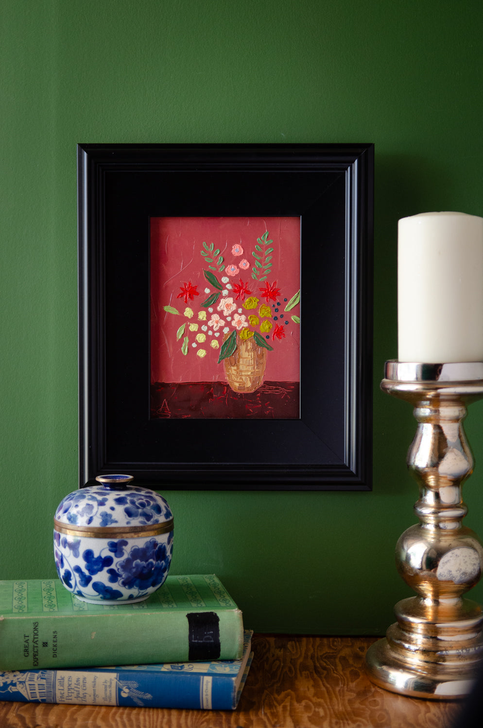 Discern - Framed Oil on Panel