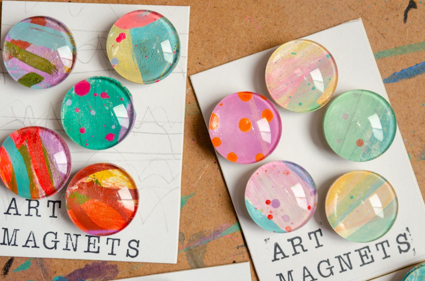 Art Magnets, set of 5