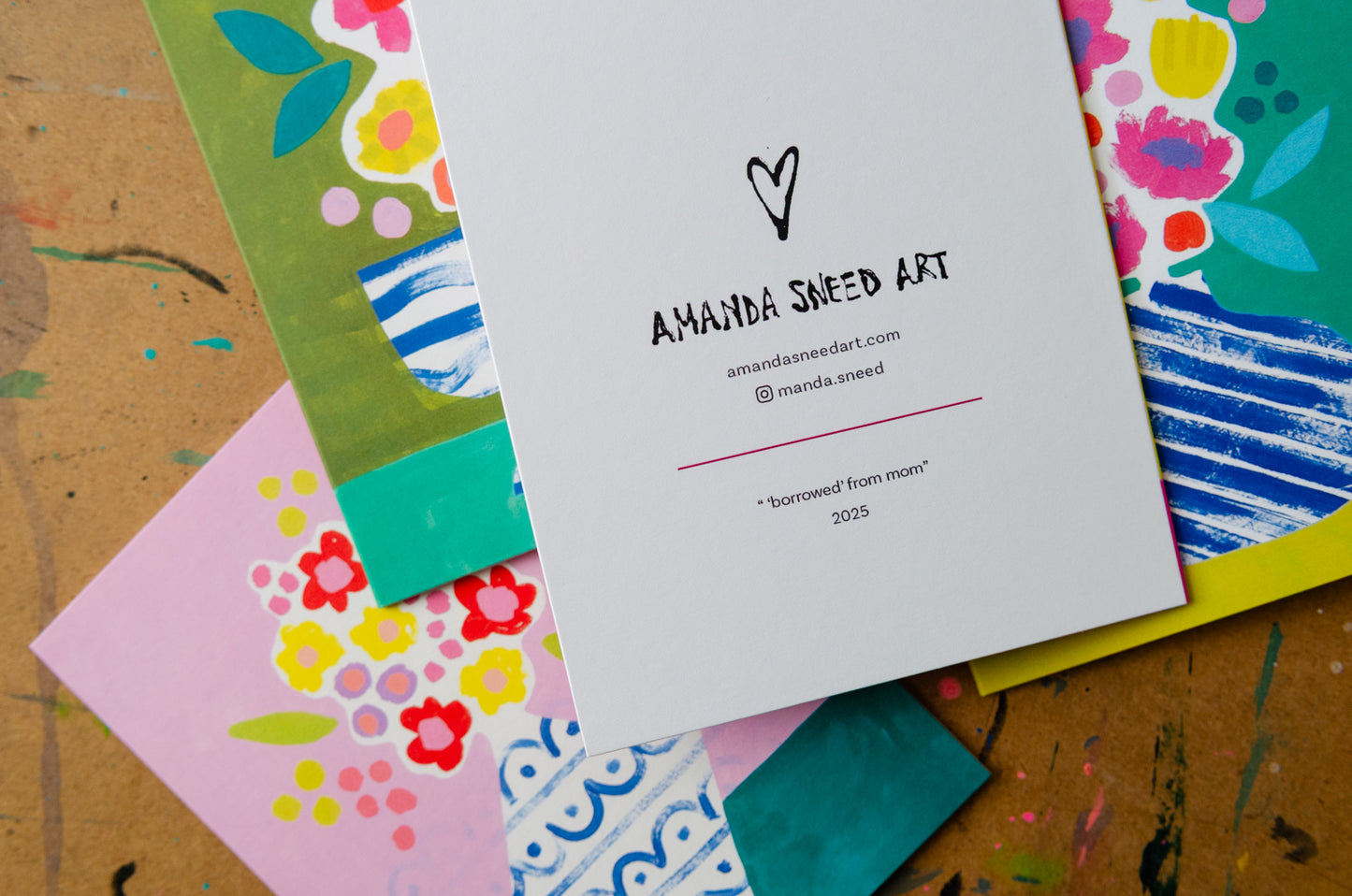 Bright + Tiny Flowers Notecards