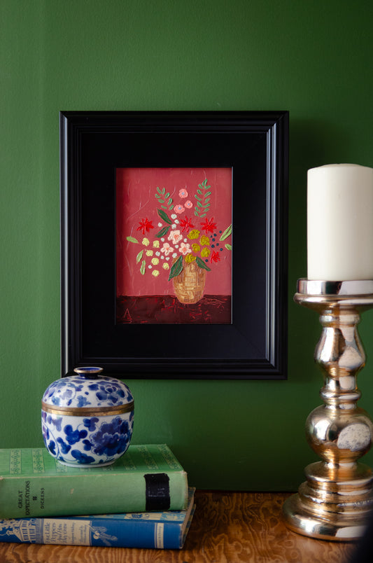 Discern - Framed Oil on Panel