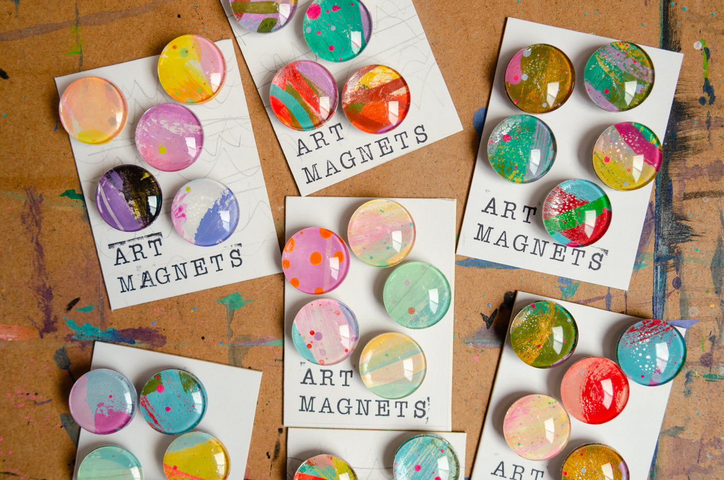 Art Magnets, set of 5