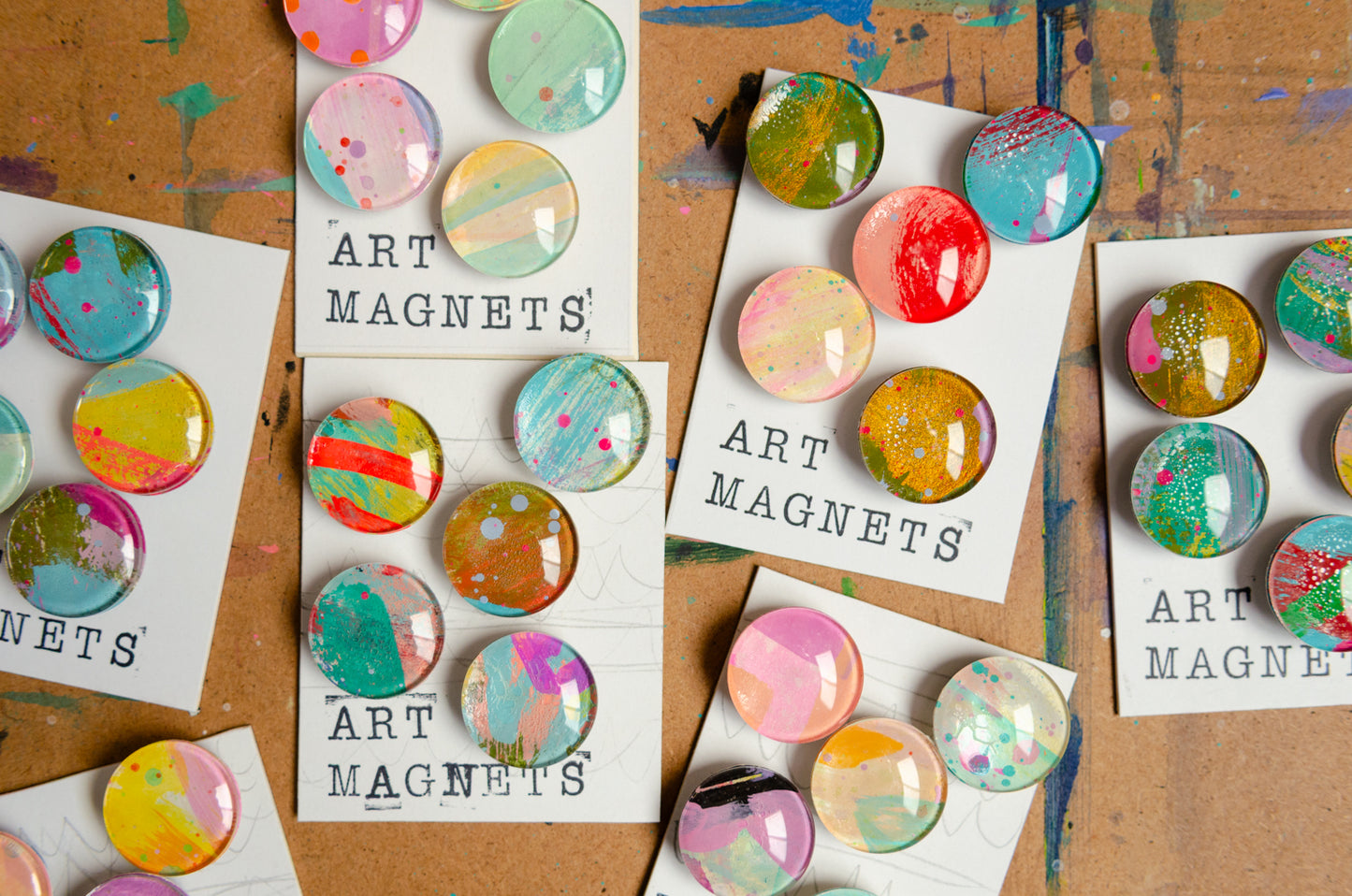 Art Magnets, set of 5