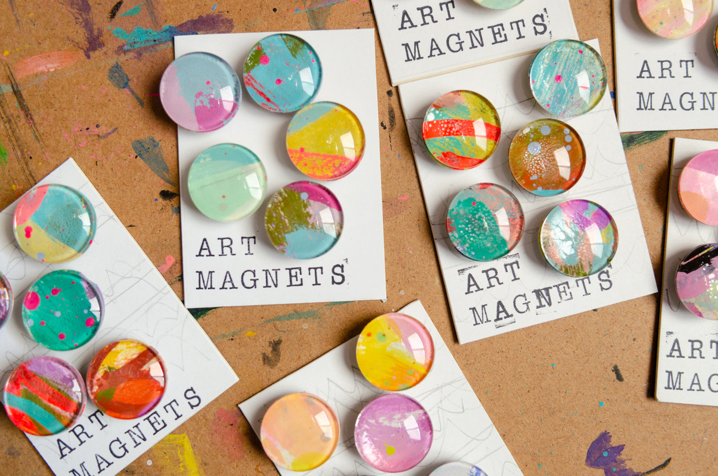 Art Magnets, set of 5