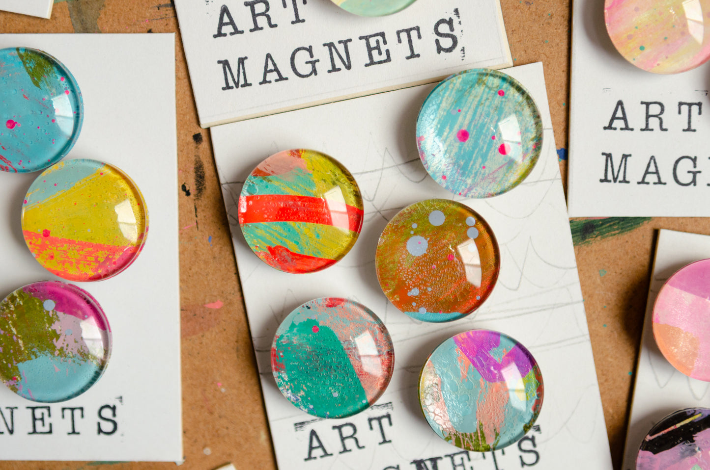 Art Magnets, set of 5