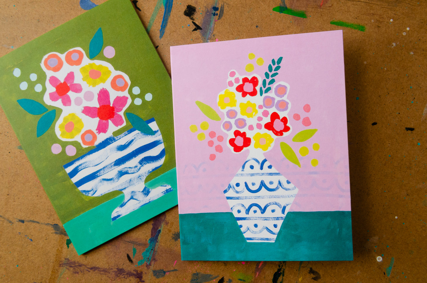 Bright + Tiny Flowers Notecards