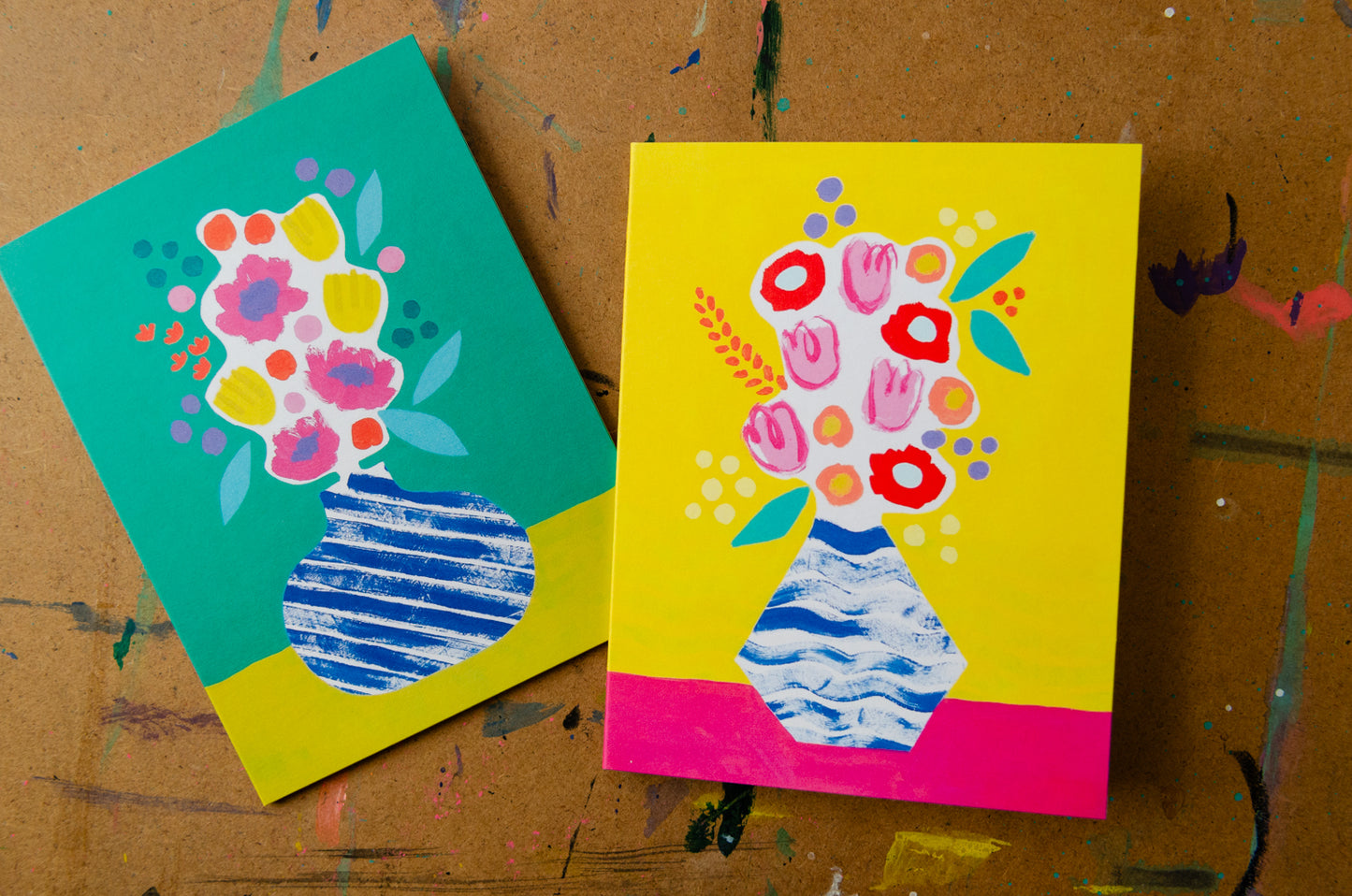 Bright + Tiny Flowers Notecards